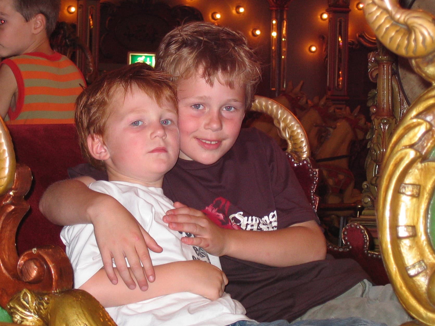 Jaap en Sjoerd Gulikers als kinderen
